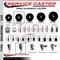 Service Caster 3-1/2'' Phenolic Swivel 1-1/4'' Expanding Stem Caster Set 2 Total Lock Brakes, 4PK SCC-EXTTL20S3514-PHR-2-S-2-114 - alternate 5